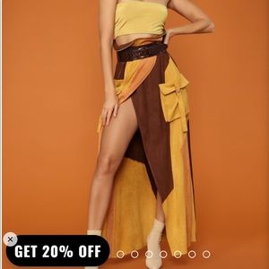 Fashion nova maxi skirt